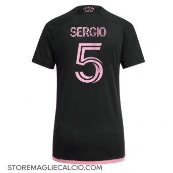 Inter Miami Sergio Busquets #5 Maglia Gara Trasferta Repliche 2024-25 Donna